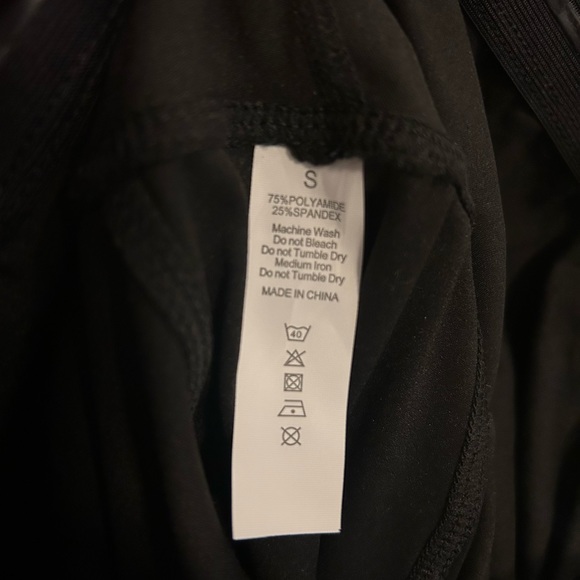 Gillya Maternity Over the Belly Leggings w/ side pockets NWOT Black, size small - Picture 13 of 13